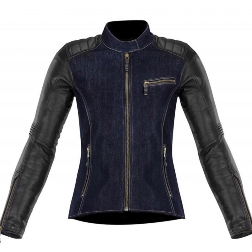 Women's Black and Blue Jacket